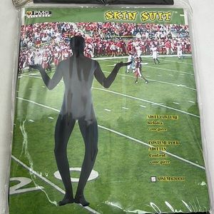 Adult Costume One Piece Skin Suit OSFM Black